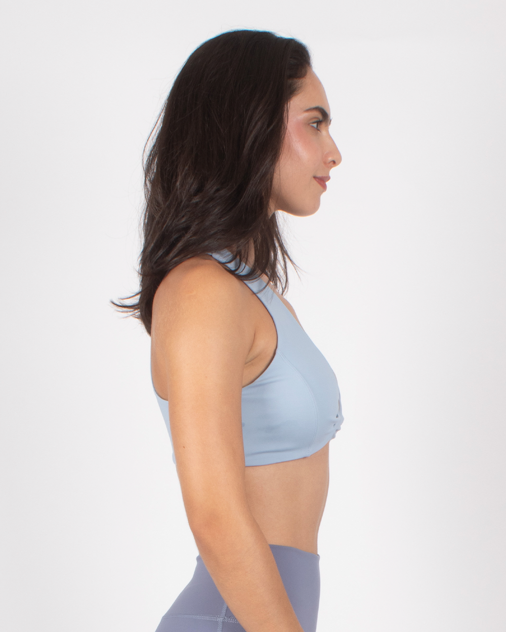 Twist Front Bra Azul