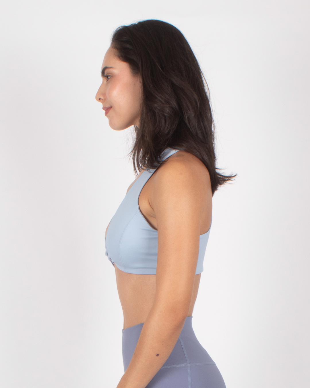 Twist Front Bra Azul