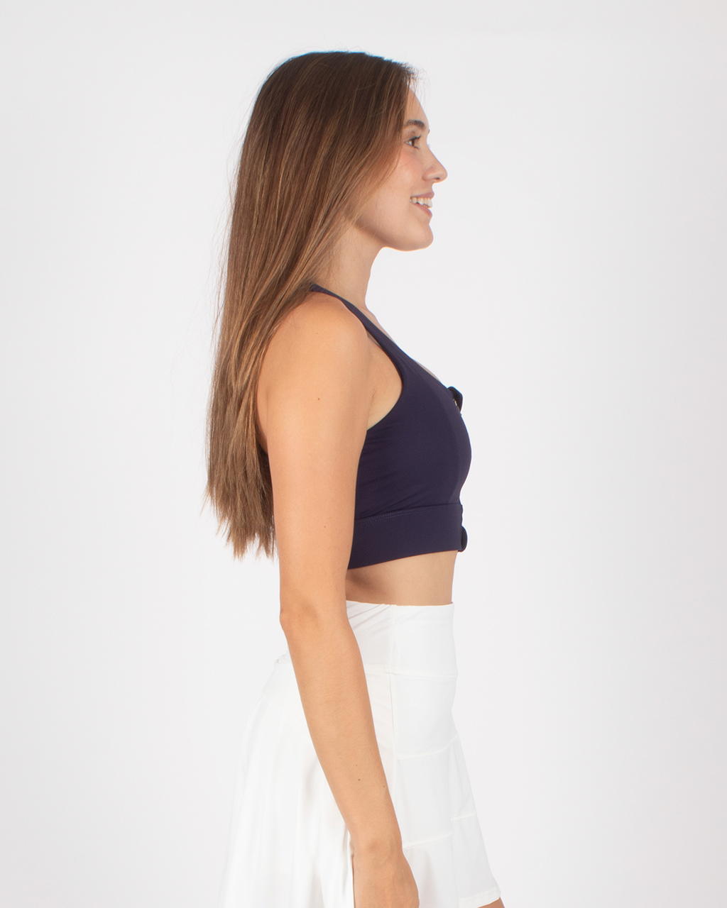 Zipper Bra Azul Marino