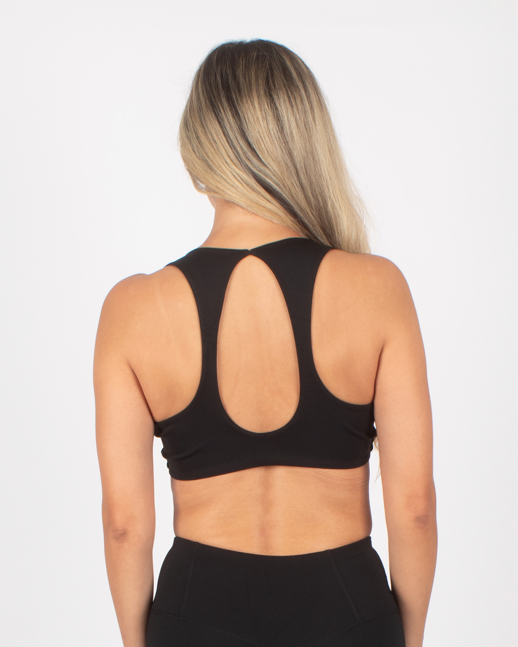 Twist Front Bra Negro