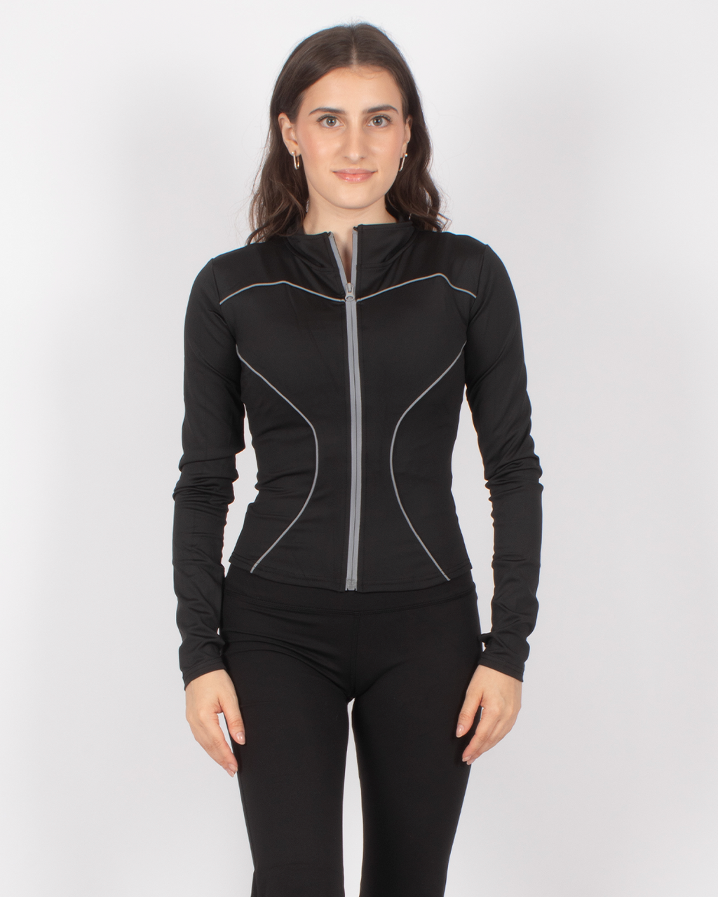 Chaqueta Bicolor Negra